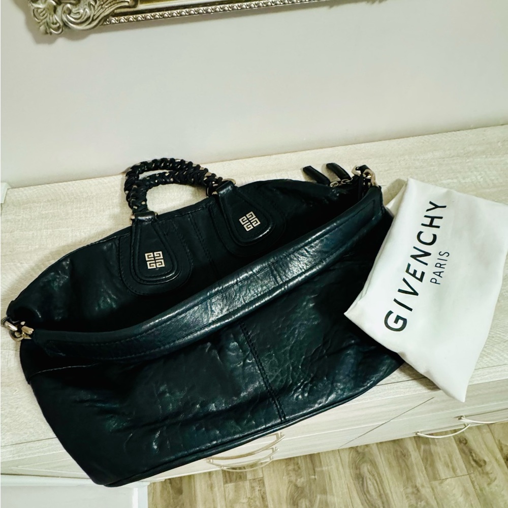 Givenchy Black Leather Tote Bag